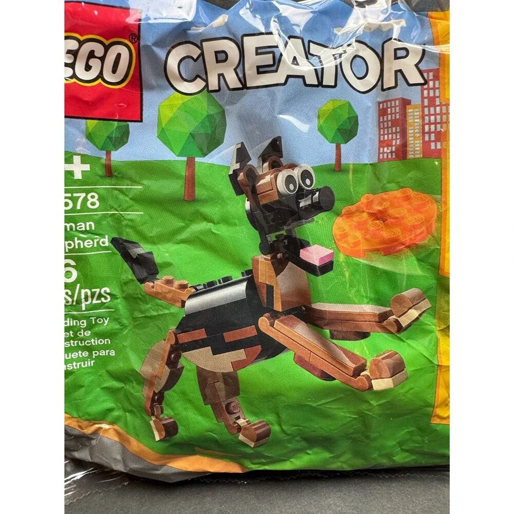 *NEW* Lego 3 in 1 Creator Set # 30578 ~ German Shepard (Factory Sealed) 76 Pc.